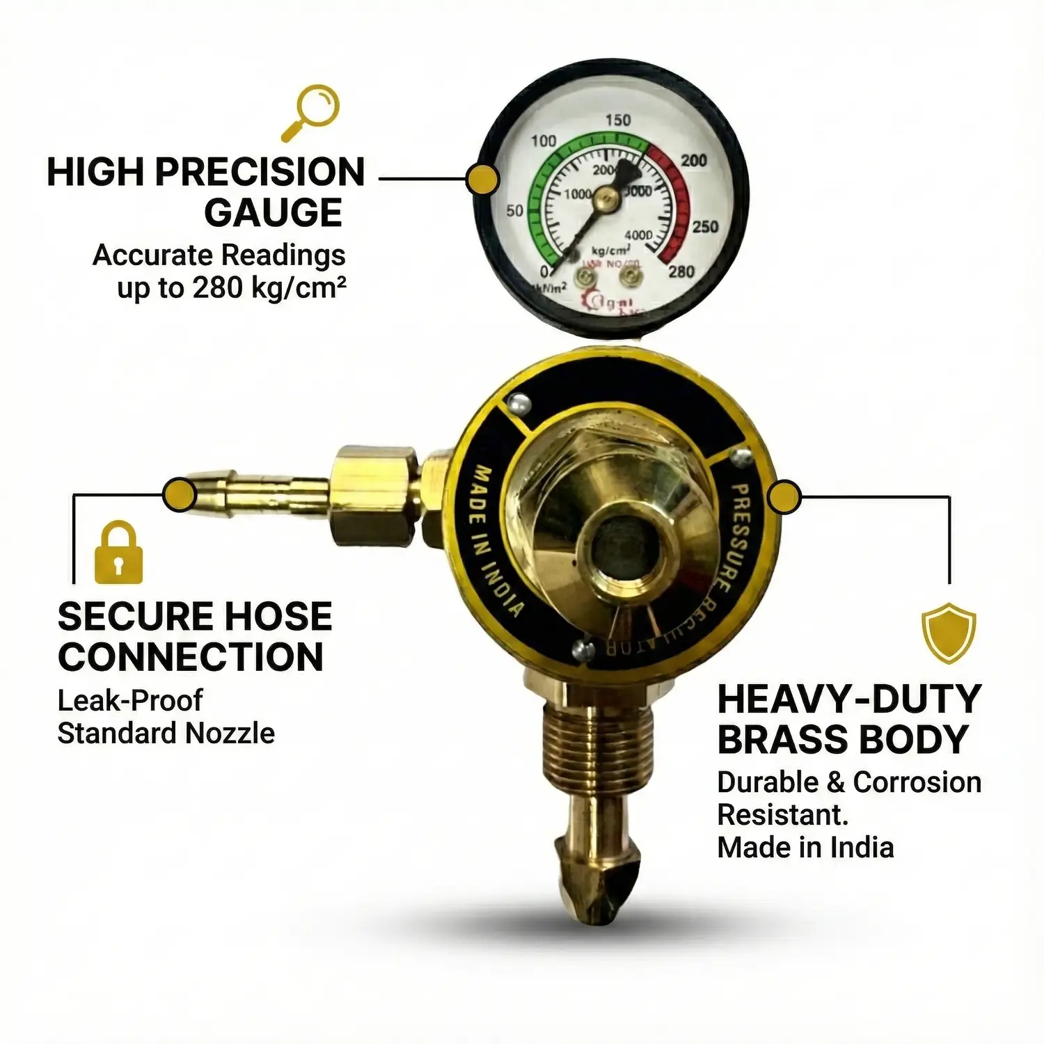 Single Stage Oxygen Regulator — Ankur Oxygen Gas Agency Delhi